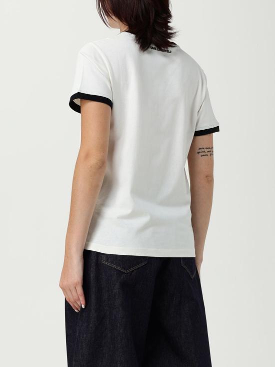 25FW 칼라거펠트 반팔 티셔츠 A3W17078 B09 White - KARL LAGERFELD
