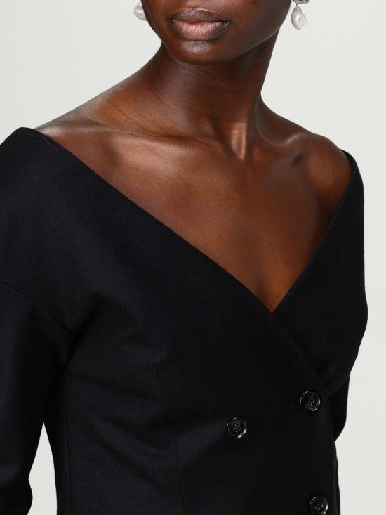 25FW 알베르타 페레티 자켓 05106641 0555 Black - ALBERTA FERRETTI