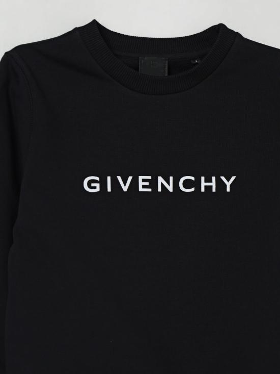 25FW [키즈] 지방시 풀오버 H30937 09B Black - GIVENCHY