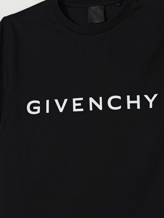 25FW [키즈] 지방시 티셔츠 H30952 09B Black - GIVENCHY