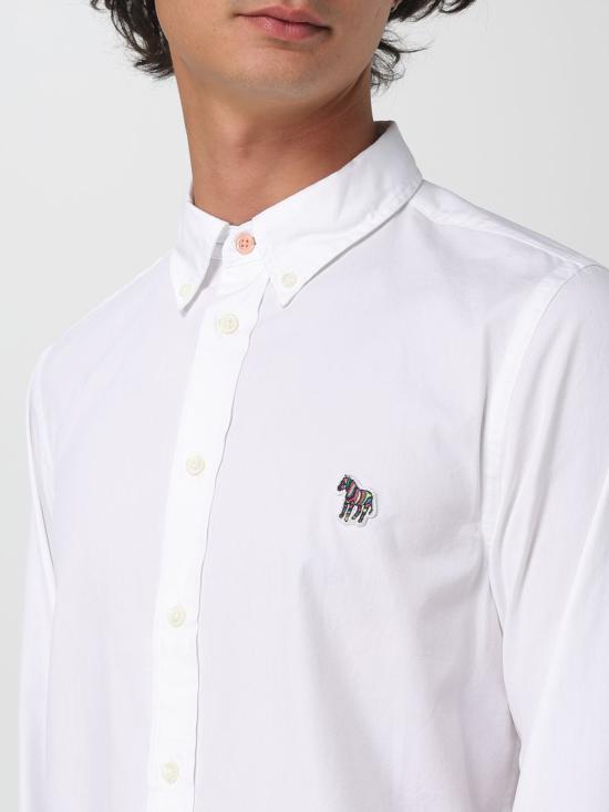 25FW PS 바이 폴스미스 긴팔 셔츠 M2R599RFZEBRA 01 White - PS BY PAUL SMITH