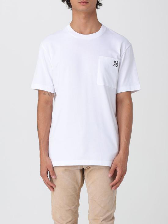 25FW 디스퀘어드2 반팔 티셔츠 S74GD1475D20033 963 White 1