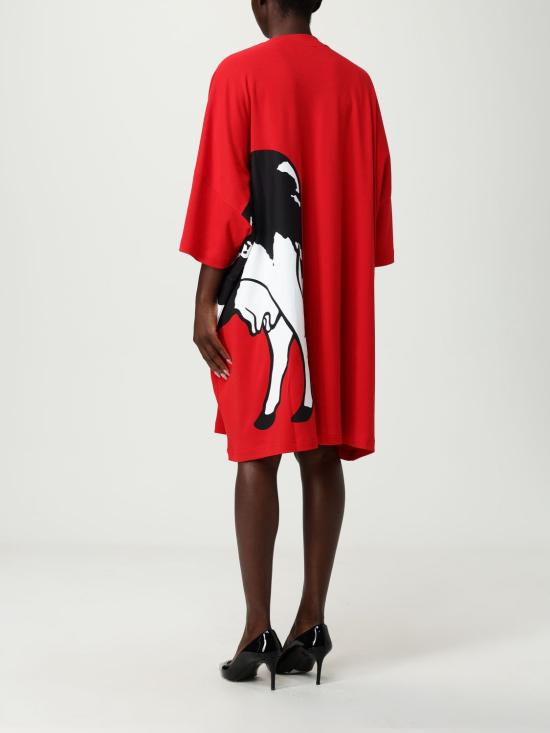 25FW 모스키노 미디 원피스 04080554 1115 Multicolor - MOSCHINO