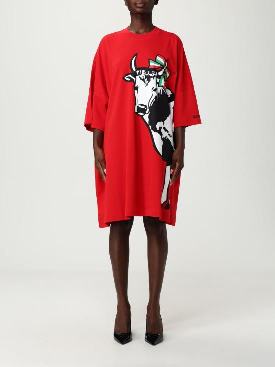 25FW 모스키노 미디 원피스 04080554 1115 Multicolor