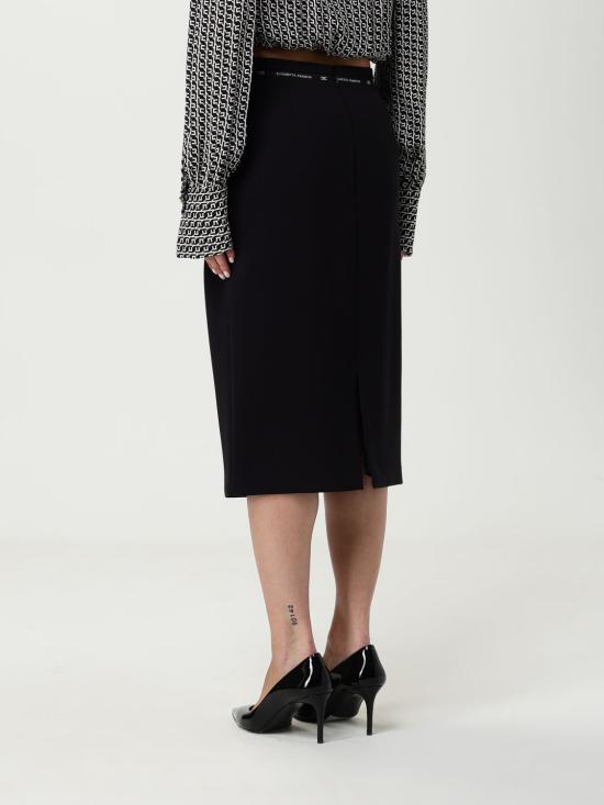 25FW 엘리자베타프랜치 미디 스커트 GO118 110 Black - ELISABETTA FRANCHI