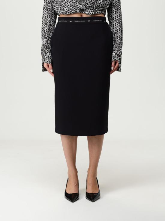 25FW 엘리자베타프랜치 미디 스커트 GO118 110 Black