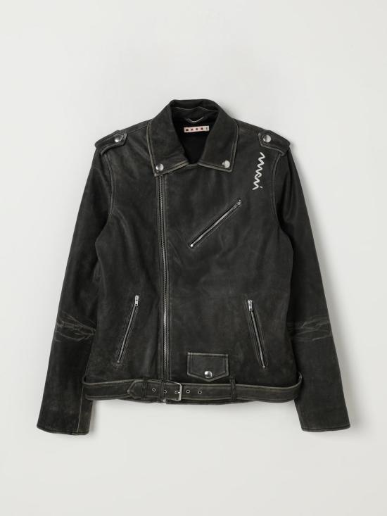 25FW [키즈] 마르니 캐주얼 자켓 M01585M00VF 0M900 Black