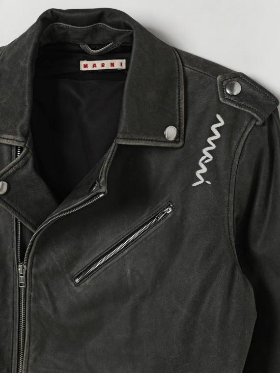 25FW [키즈] 마르니 캐주얼 자켓 M01585M00VF 0M900 Black - MARNI