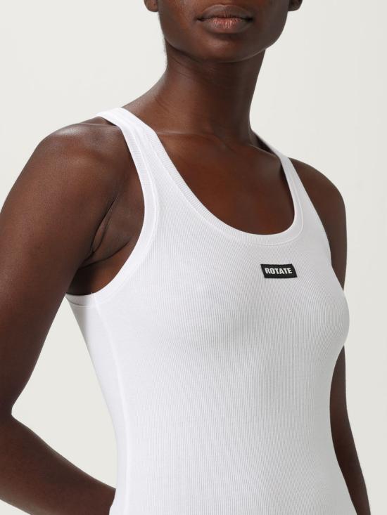25FW 로테이트 민소매 티셔츠 114753 400 White - ROTATE
