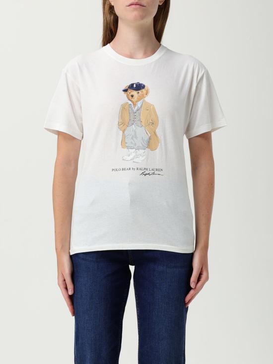 25FW 폴로 랄프로렌 반팔 티셔츠 211971752 001 White