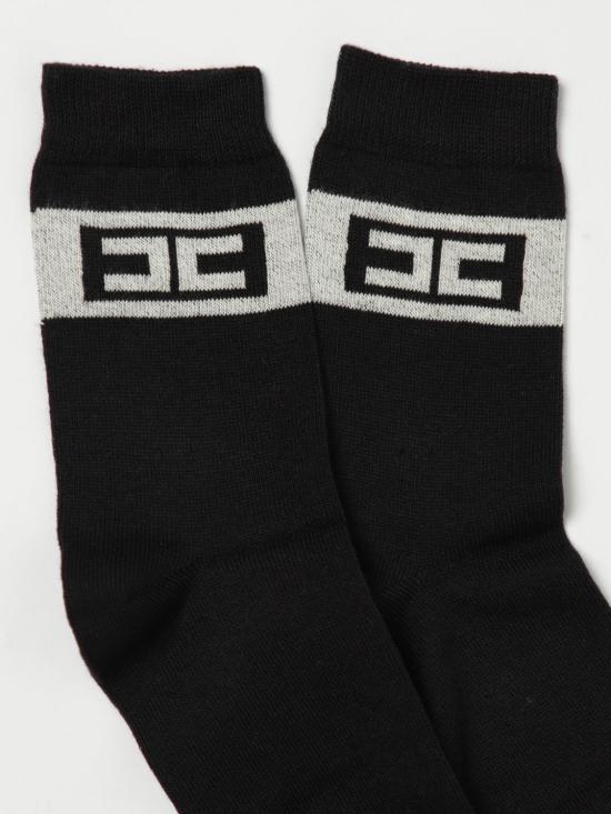 25FW [키즈] 엘리자베타프랜치 발목 양말 EFCZ002TV061 D748 Black - ELISABETTA FRANCHI