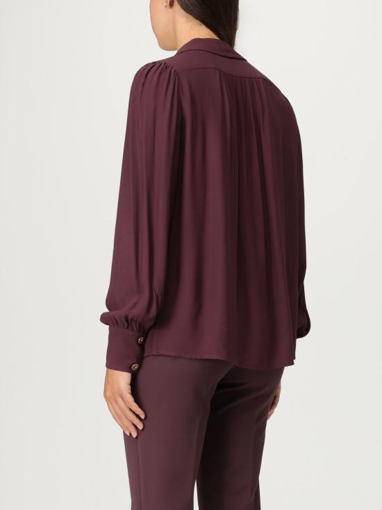 25FW 엘리자베타프랜치 블라우스 CA123 EA4 Wine - ELISABETTA FRANCHI