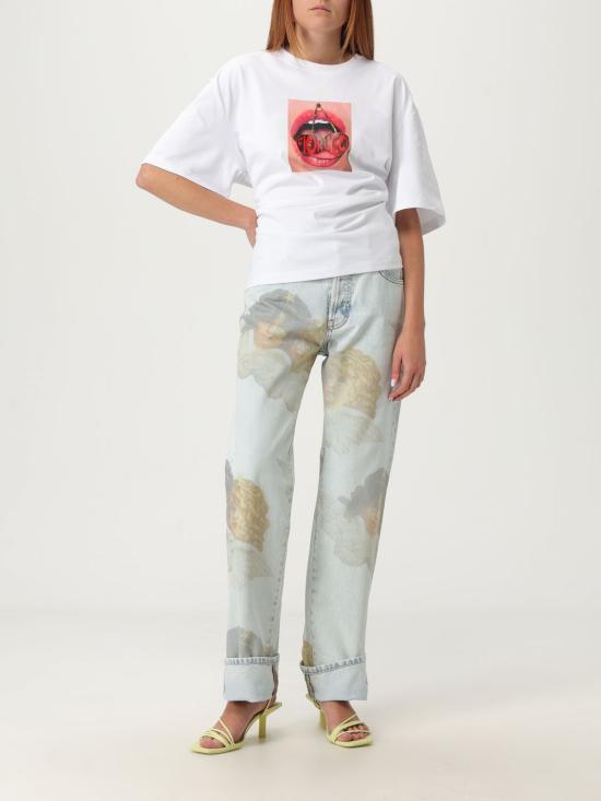 25FW 피오루찌 반팔 티셔츠 W02FPTSH103CJ01 WH03 White - FIORUCCI