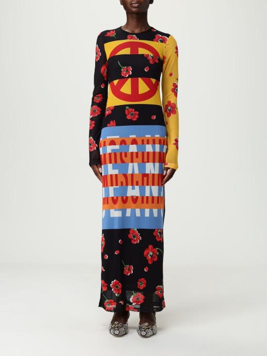 25FW 모스키노 롱 원피스 04658238 1888 Multicolor