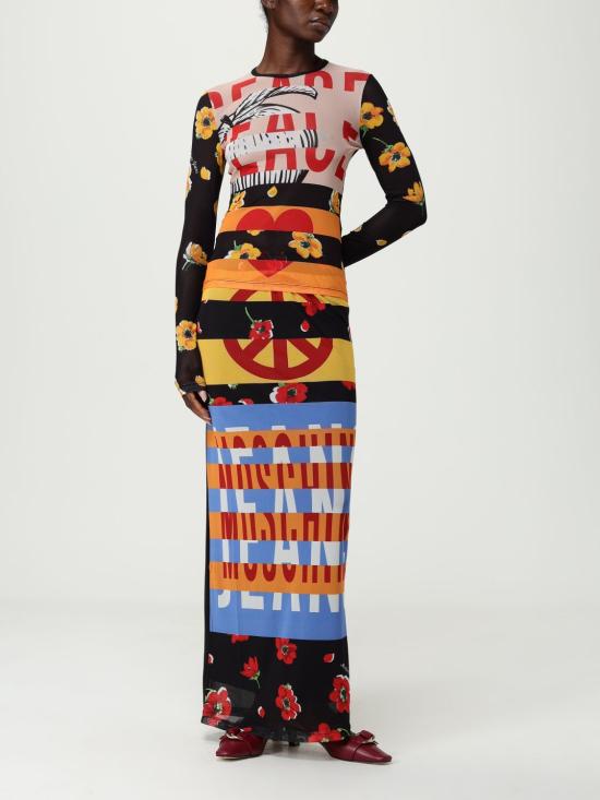 25FW 모스키노 긴팔 티셔츠 12158238 1888 Multicolor - MOSCHINO