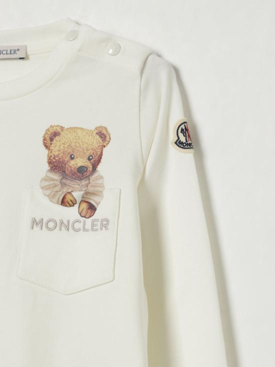 25FW [키즈] 몽클레어 티셔츠 8D0000589AUM 034 White - MONCLER