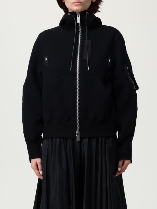 25FW 사카이 트레이닝 상의 2508059 001 Black