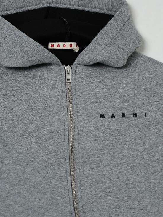 25FW [키즈] 마르니 풀오버 M01625M00VC 0M923 Grey - MARNI