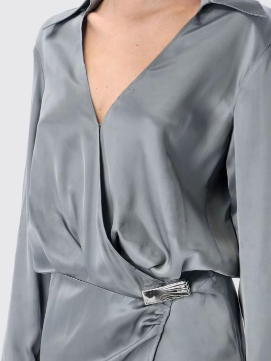 25FW 디 아티코 롱 원피스 251WCW00242VVV088AA 084 Grey - THE ATTICO