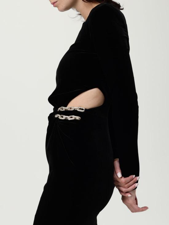 25FW 셀프 포트레이트 숏 원피스 AW25128SB Black - SELF PORTRAIT