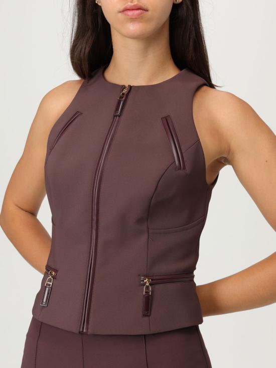 25FW 엘리자베타프랜치 민소매 티셔츠 TO037 EA4 Red - ELISABETTA FRANCHI