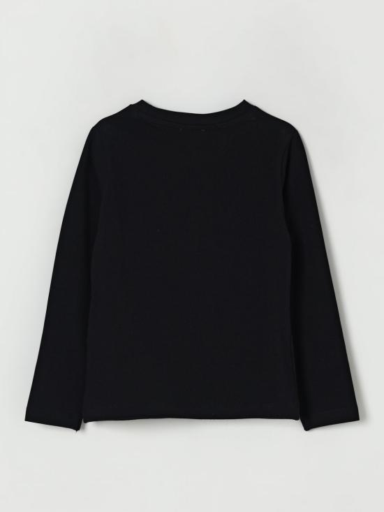 25FW [키즈] 모스키노 티셔츠 HDO010LBA11 60100 Black - MOSCHINO