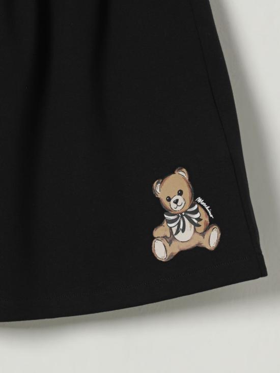 25FW [키즈] 모스키노 스커트 HDJ03XLDA16 60100 Black - MOSCHINO