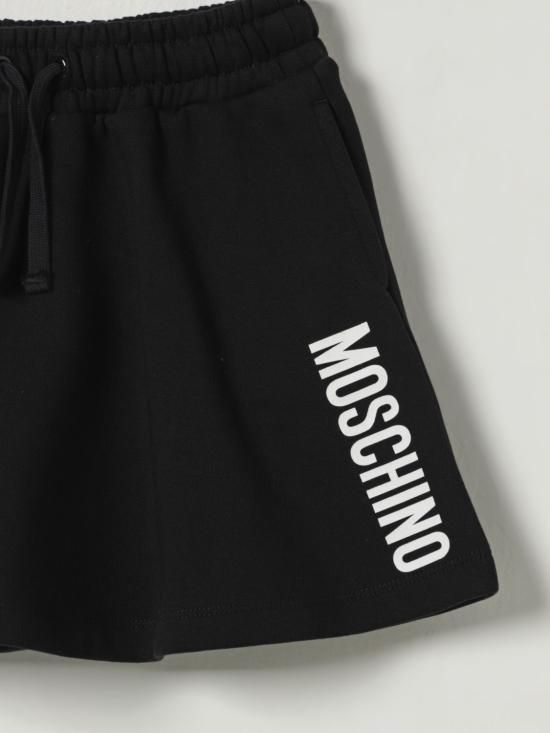 25FW [키즈] 모스키노 스커트 HDJ042LCA58 60100 Black - MOSCHINO