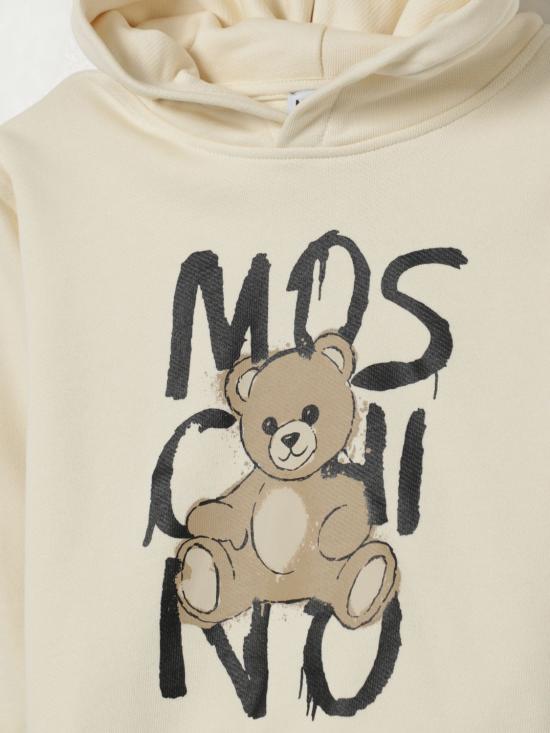 25FW [키즈] 모스키노 풀오버 HUF098LCA77 10123 Ivory - MOSCHINO