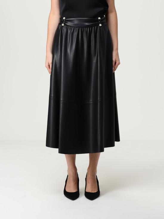 25FW 리우조 롱 스커트 CF5015E0624 22222 Black