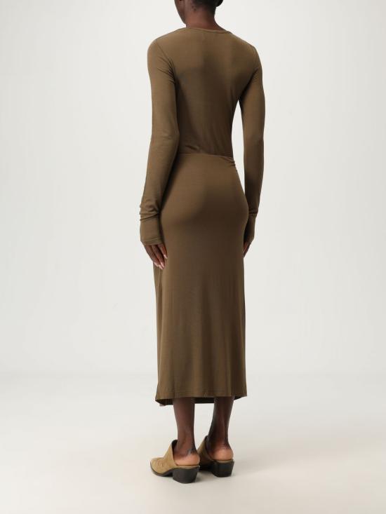 25FW 이자벨마랑에뚜왈 롱 원피스 RO0349FBC3K01E 67KI Kaki - ISABEL MARANT ETOILE