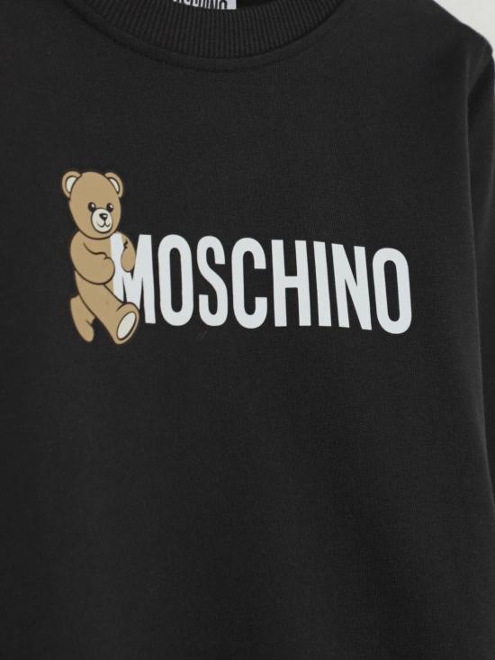 25FW [키즈] 모스키노 풀오버 HPF08VLCA83 60100 Black - MOSCHINO