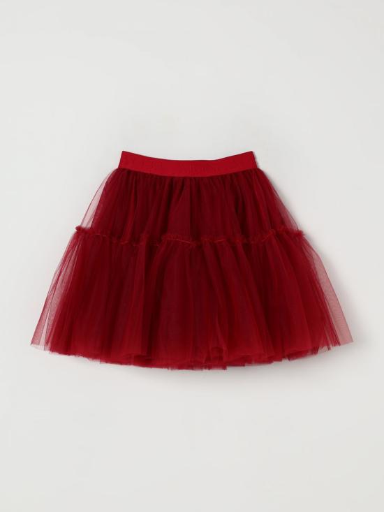 25FW [키즈] 모나리자 스커트 17FGONT9945 0043 Red - MONNALISA