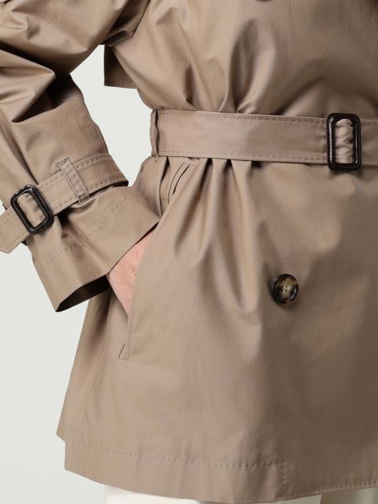 25FW 막스마라 더 큐브 카롤라인 숏 트렌치 코트 2529026044600 001 Camel - MAXMARA THE CUBE