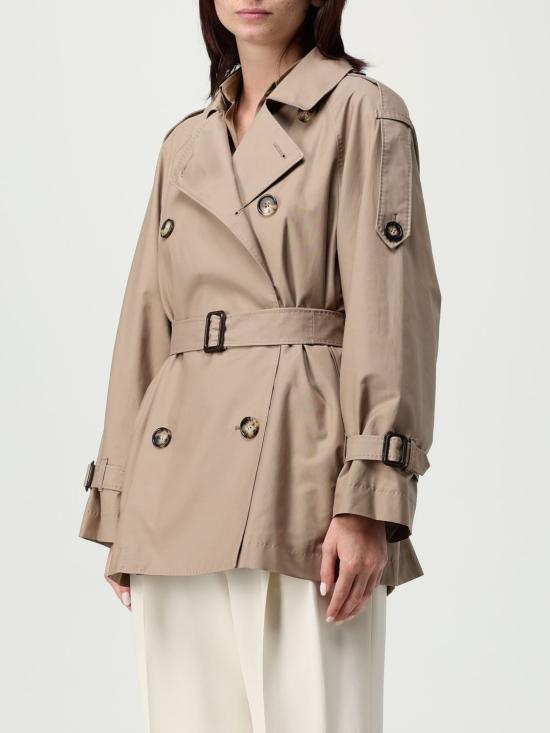 25FW 막스마라 더 큐브 카롤라인 숏 트렌치 코트 2529026044600 001 Camel - MAXMARA THE CUBE