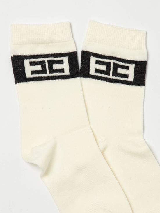 25FW [키즈] 엘리자베타프랜치 발목 양말 EFCZ002TV061 D759 White - ELISABETTA FRANCHI