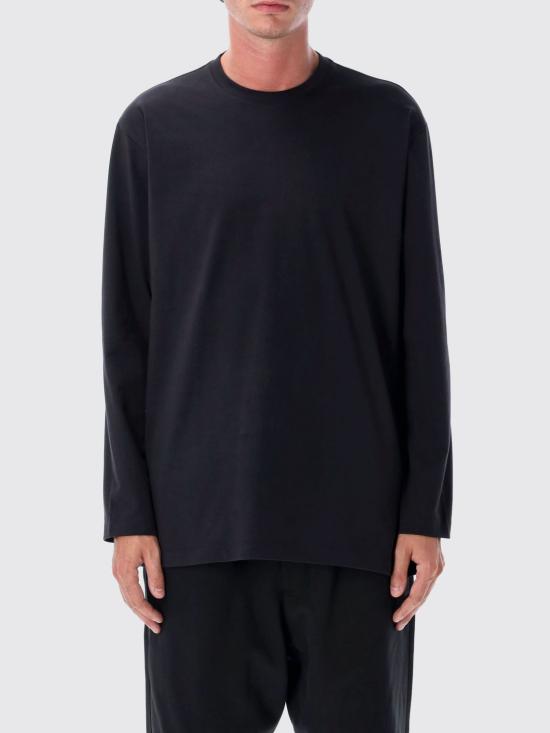25FW 와이쓰리 긴팔 티셔츠 JX4747 Black