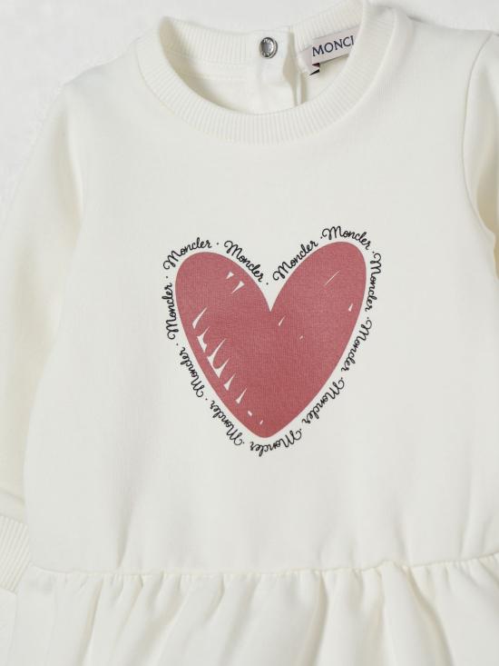 25FW [키즈] 몽클레어 점프수트 8I0000489A23 034 Yellow Cream - MONCLER