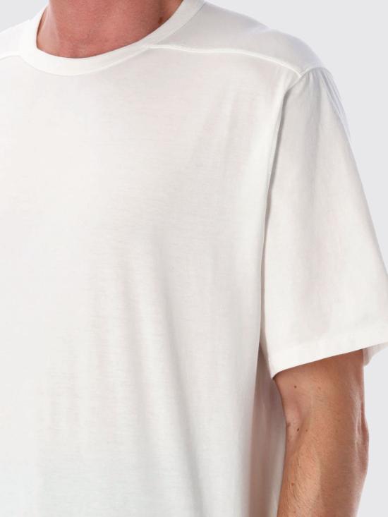 25FW 릭 오웬스 반팔 티셔츠 RU02E1232JA 11 Milk - RICK OWENS