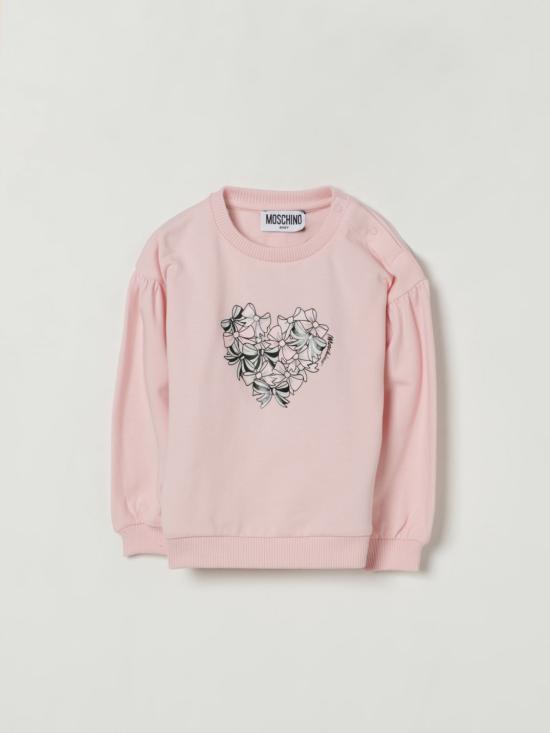 25FW [키즈] 모스키노 풀오버 MDF031LDA16 50209 Pink