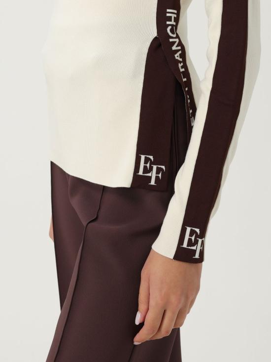 25FW 엘리자베타프랜치 스웨터 MK03S EG2 Milk - ELISABETTA FRANCHI
