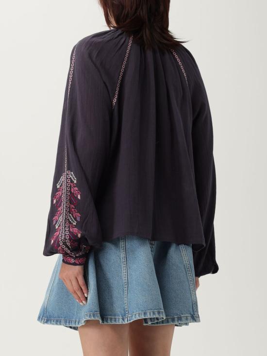 25FW 이자벨마랑에뚜왈 블라우스 HT0676FAC3J08E 30FN Blue - ISABEL MARANT ETOILE