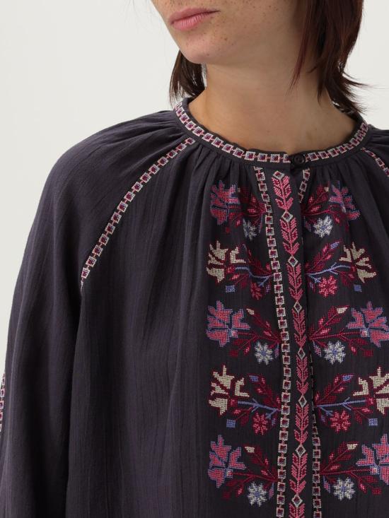 25FW 이자벨마랑에뚜왈 블라우스 HT0676FAC3J08E 30FN Blue - ISABEL MARANT ETOILE