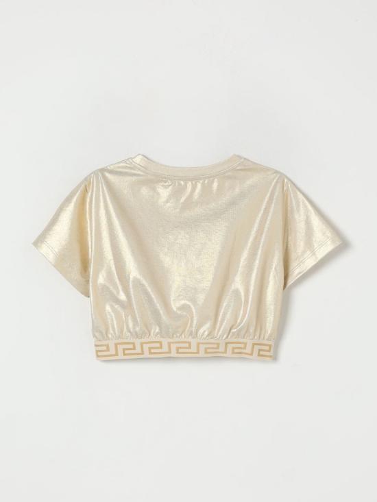 25FW [키즈] 베르사체 티셔츠 10181851A15107 2X610 Gold - VERSACE
