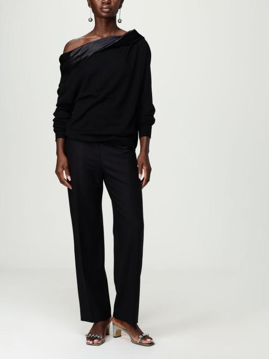 25FW 알베르타 페레티 터틀넥 09236606 0555 Black - ALBERTA FERRETTI