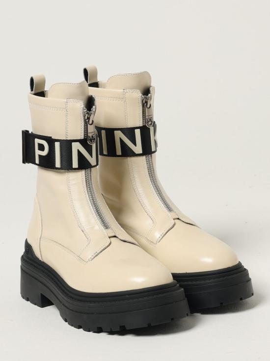 25FW 핑코 부츠 SD0219P061 DY7 Milk - PINKO