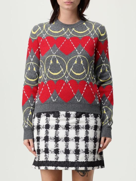 25FW 모스키노 스웨터 09235502 1506 Red