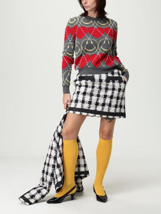 25FW 모스키노 스웨터 09235502 1506 Red - MOSCHINO