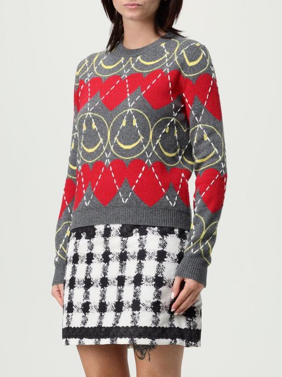 25FW 모스키노 스웨터 09235502 1506 Red - MOSCHINO