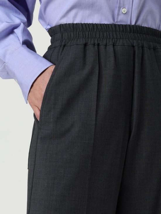 25FW 브루넬로 쿠치넬리 스트레이트 팬츠 MPW07P9002 C4078 Grey - BRUNELLO CUCINELLI